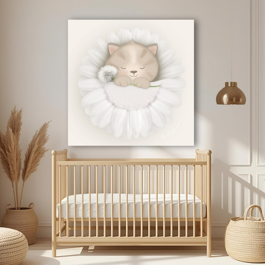 Kitten In Bloom