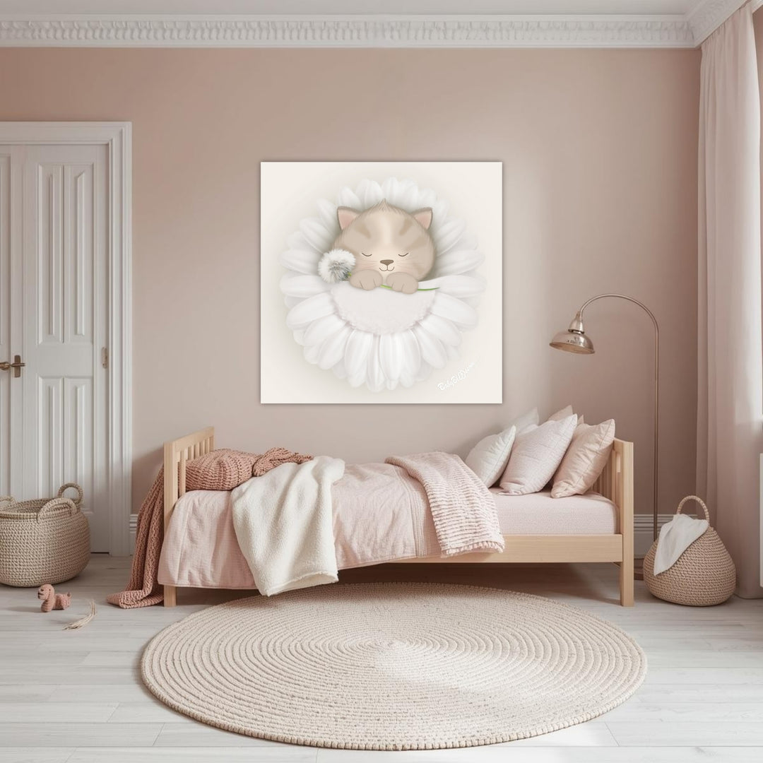 Kitten In Bloom